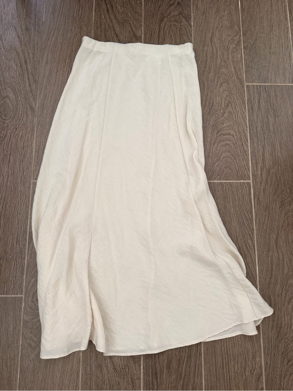 H&M Cream Midi Skirt